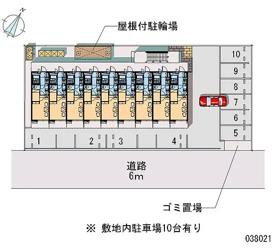 ★手数料０円★川越市砂新田３丁目　月極駐車場（LP）